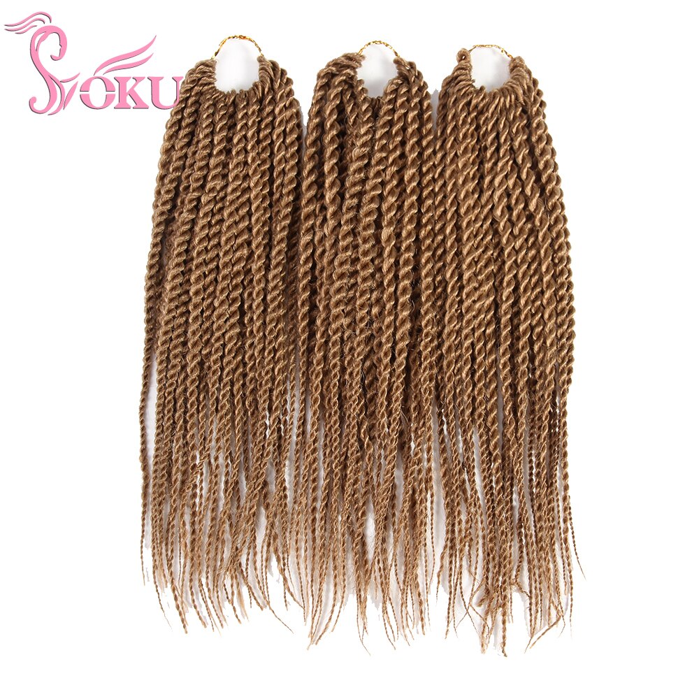 SOKU װ ƮƮ 극̵ ռ 극̵  ͽټ 3 / Prelooped Crochet Braid Hair For African Black Woman